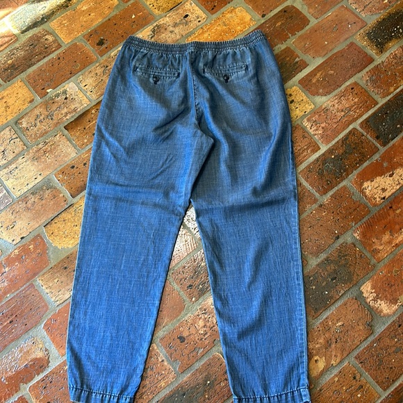 Talbots Lyocell linen blend Chambray Pants szM - Picture 7 of 14
